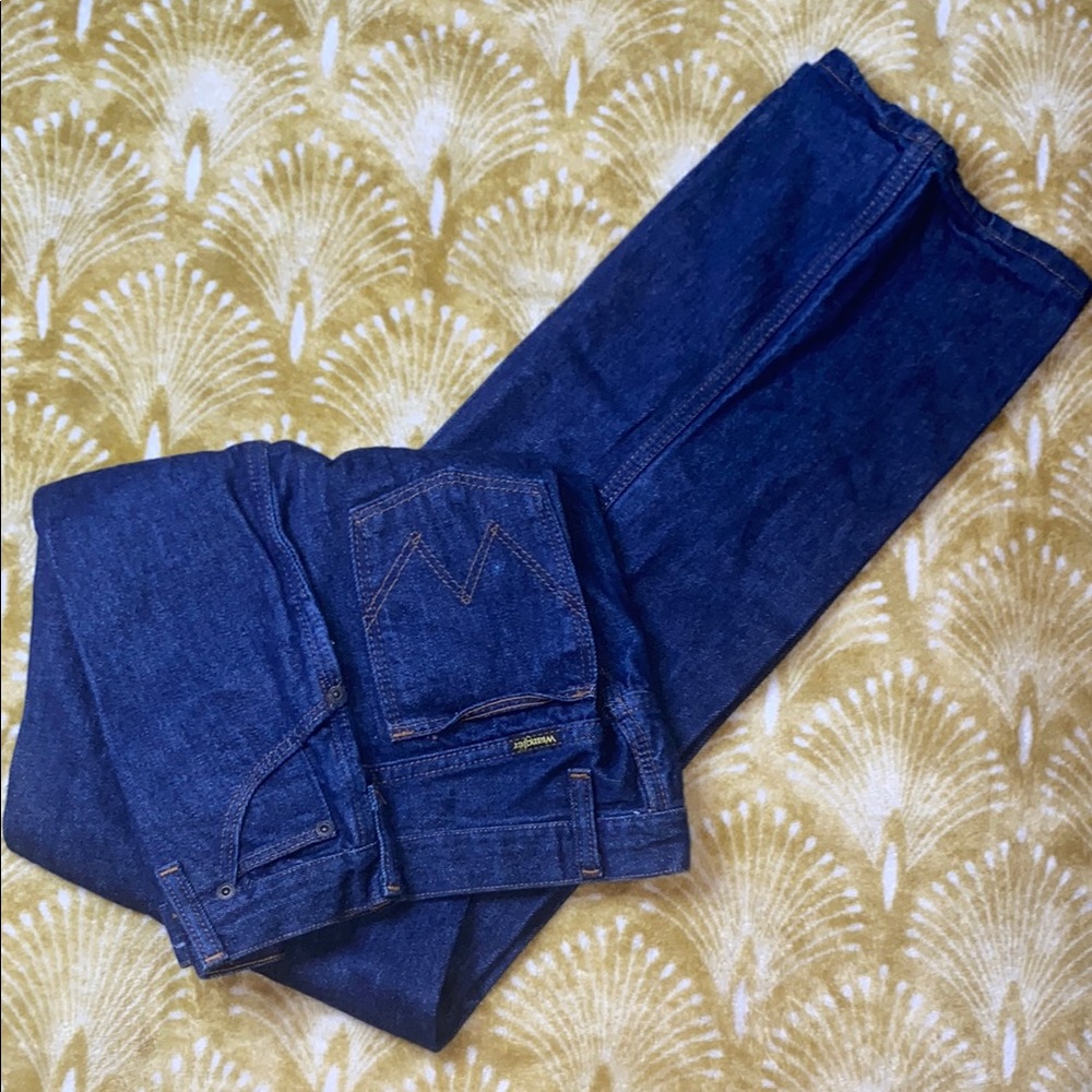 Wrangler Women's Straight Leg Jeans - Dark Blue